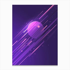 Abstract Space Background 3 Canvas Print