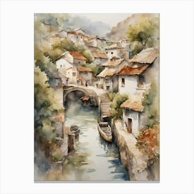 Chinese Village 1 Canvas Print