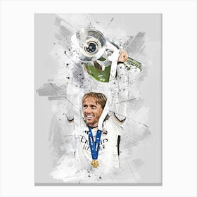 Luka Modric Real Madrid Canvas Print