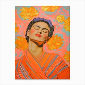 Happy Frida Canvas Print