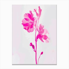 Hot Pink Snapdragon 1 Canvas Print