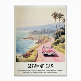 Taylor Swift Getaway Car Canvas Print