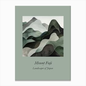 Landscapes Of Japan Mount Fuji 30 Canvas Print