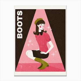 Boots Canvas Print