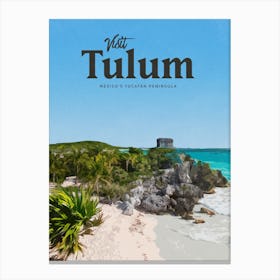 Tulum Canvas Print