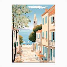 Zadar Croatia 2 Illustration Canvas Print