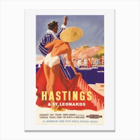 British Railways Advertising Poster Canvas Print