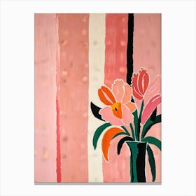 Pink Tulips Canvas Print