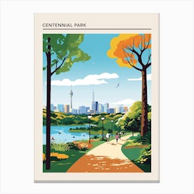 Centennial Park Sydney Canvas Print