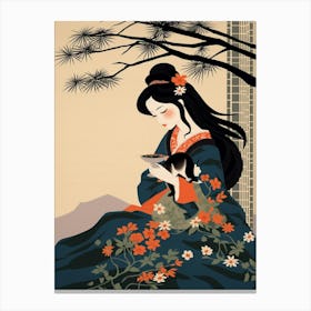 Ukiyo Beauty Japanese Style 12 Canvas Print