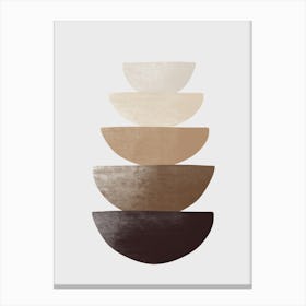 Stack Of Bowls Canvas Print