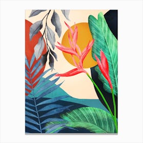 Abstract Tropical Art 13 Canvas Print