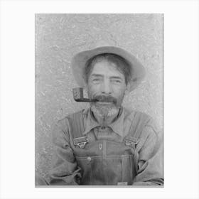 Spanish American Farmer, Chamisal, New Mexico By Russell Lee Canvas Print