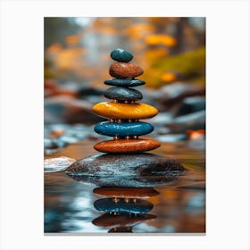 Zen Meditation Rocks Canvas Print