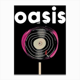 Oasis britpop band music Canvas Print