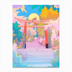 A Colorful Welcome Canvas Print
