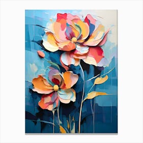 Abstract Flower Painting 22 Canvas Print