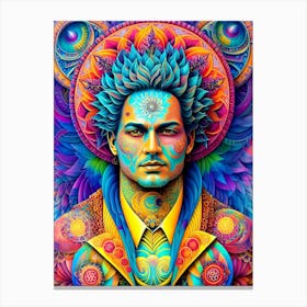 Psychedelic Man 2 Canvas Print