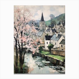 Castle Combe (Wiltshire) Painting 4 Canvas Print