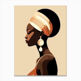 Portrait Of African Woman 20 Canvas Print