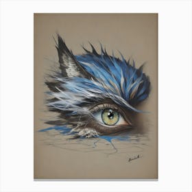 Eye Of The Wolf Canvas Print