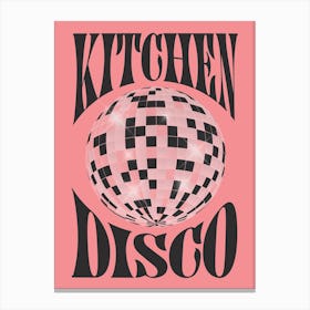 Kitchen Disco - Funny Gallery Wall Art Print Canvas Print