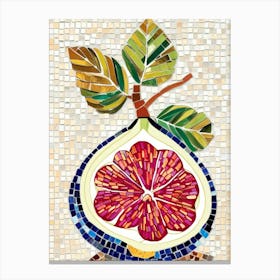 Fig Mosaic Canvas Print