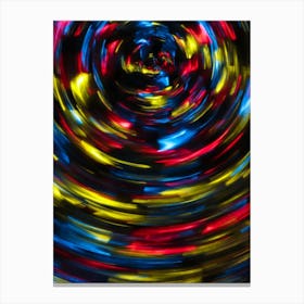 Abstract Colorful Lights Canvas Print