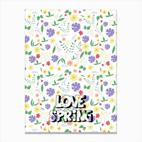 Love Spring 1 Canvas Print