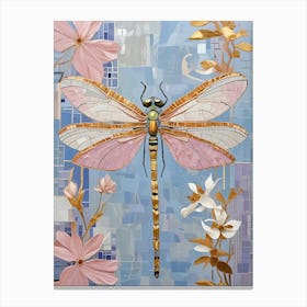 Pastel Dragonfly Canvas Print