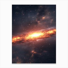 Space Galaxy Canvas Print