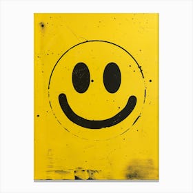 Smiley Face Canvas Print