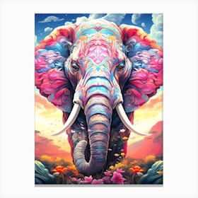 Elephant Painting Canvas Print