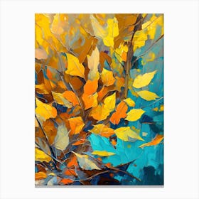 Autumn Leaves Four Canvas Print