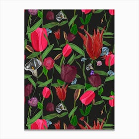 Hibiscus Exotic Garden Canvas Print