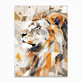 Abstract Lion 6 Canvas Print