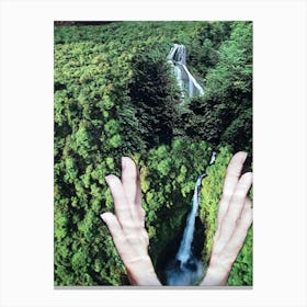 Life's Water is Flowing in our loving Hands Canvas Print