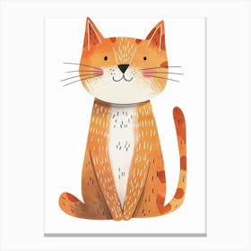 Cheetoh Cat Clipart Illustration 3 Canvas Print