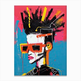 Colourful Punk, Rock Canvas Print
