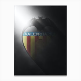 Valencia Cf Spain Football Poster Canvas Print