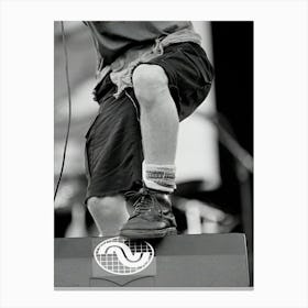 Pearl Jam Singer Eddie Vedder Portrait Canvas Print