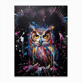 Colorful Owl 1 Canvas Print