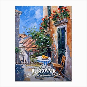 Mediterranean Views Dubrovnik 1 Canvas Print