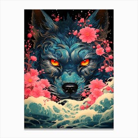 Blue Wolf Canvas Print