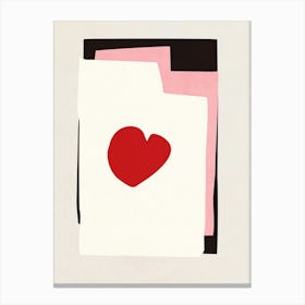 Heart - Matisse 03 Canvas Print