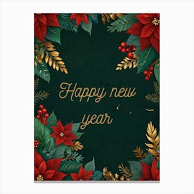 Happy New Year 1 Canvas Print