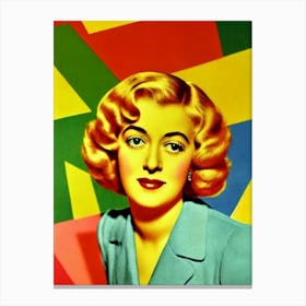 Marion Davies Colourful Pop Movies Art Movies Canvas Print