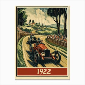 Aihrgdesign A Vintage Sports Poster For A 1922 Automobile Ral 489e7627 D179 43d8 Af02 05701f260ac0 3 Canvas Print