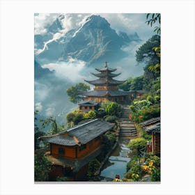 Chinese Pagoda 1 Canvas Print