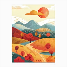 landscape autumn Canvas Print